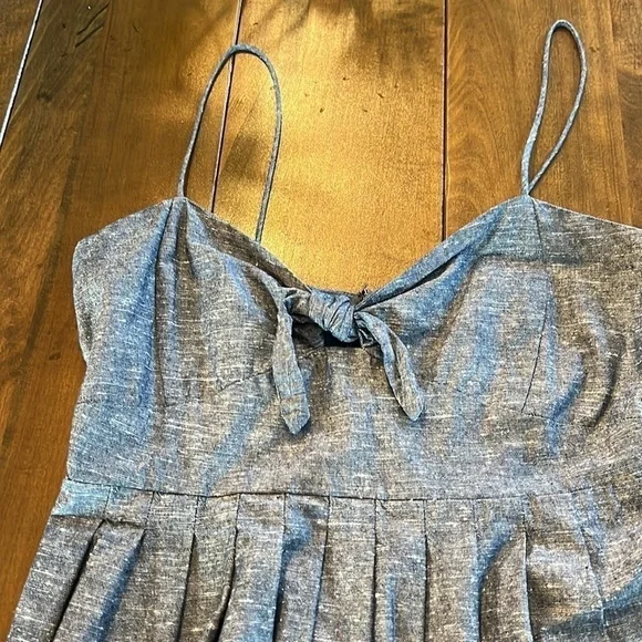 𝅺MADEWELL chambray size 0 dress - Picture 3 of 6